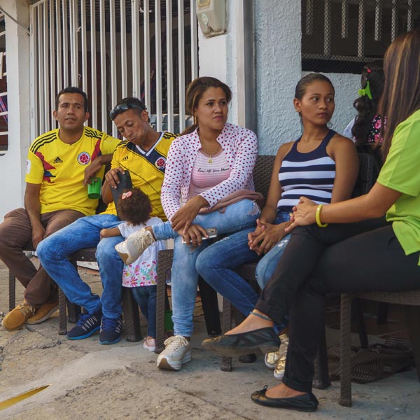 Sirviendo a venezolanos en situación de vulnerabilidad
